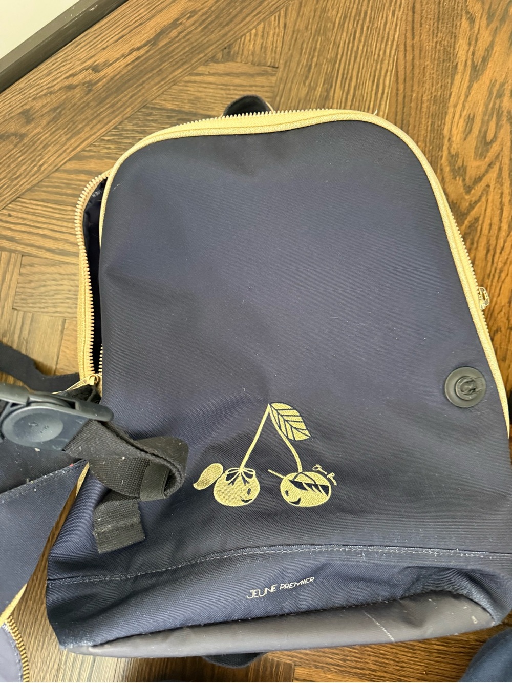 Premier Gold-Trim Navy Backpack - Picture 3 of 6